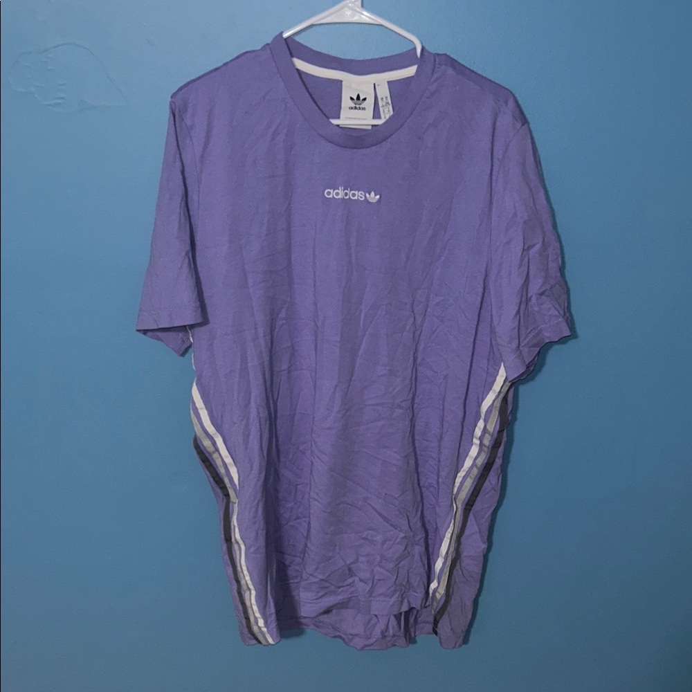 Adidas Men's Short Sleeve Tee in Lavender